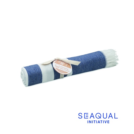 Recznik SEAQUAL® hammam 70x140 MO2057-04 - Niebieski