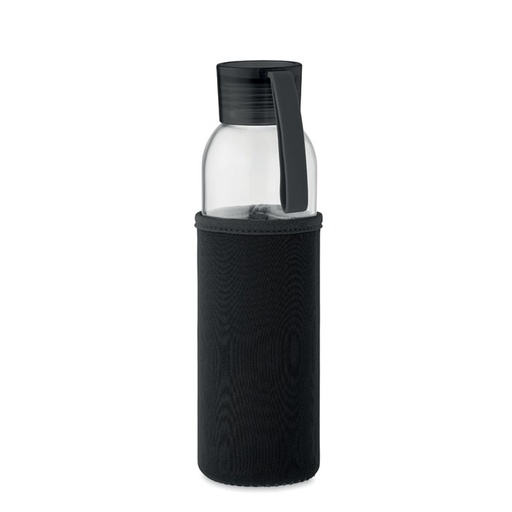 Szklana butelka 500 ml MO2089-03 - Czarny