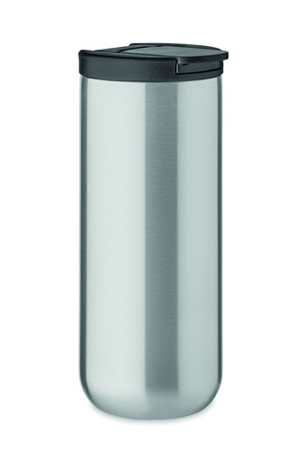 Dwuscienny kubek 330ml MO2112-16 - Srebrny Mat