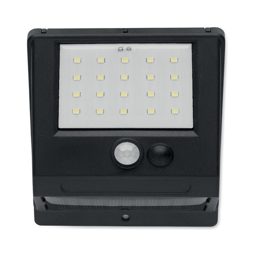 Solarna lampa LED z czujnikami MO2151-03 - Czarny