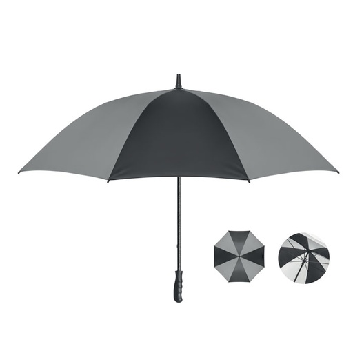 Parasol 30 cali 4+4 panelowy MO2166-03 - Czarny