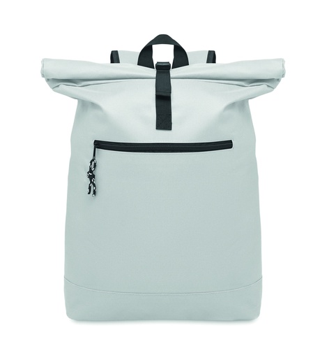 Plecak rolltop poliester 600D - Bialy