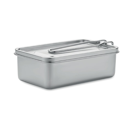 Lunch box ze stali nierdzewnej MO2224-14 - Srebrny