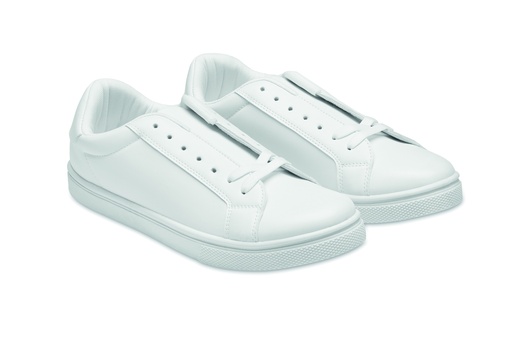 Trampki z PU rozmiar 46 MO2246-06 - Bialy