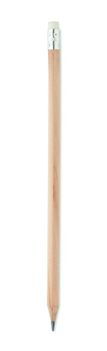 Naturalny olowek z gumka MO2248-40 - Drewna