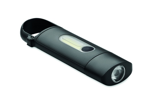 [MO2280-03] Kieszonkowa latarka COB - Czarny