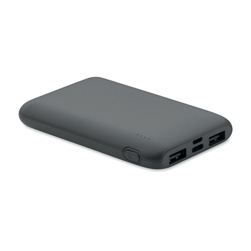 Power bank 5000 mAh - Kamienny Szary