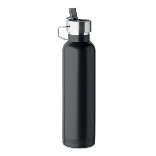 Butelka dwuscienna 660 ml MO2283-03 - Czarny