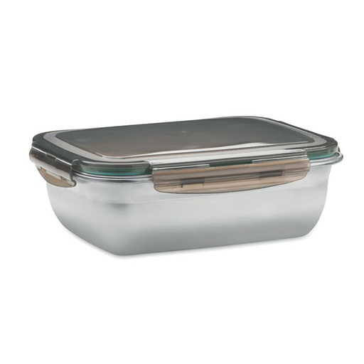 Pojemnik na lunch 1500 ml MO2344-27 - Przezroczysty Szary