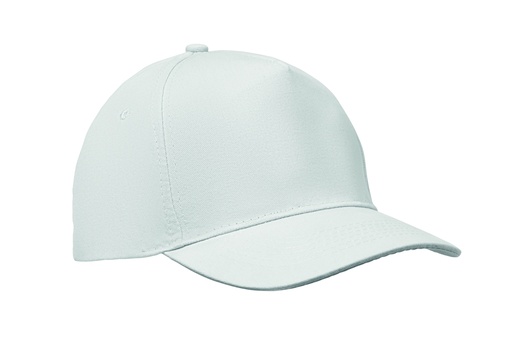 5-panel czapka z daszkiem 180gr - Bialy