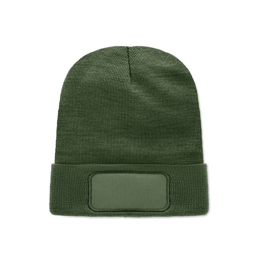 Czapka unisex poliester RPET MO2359-60 - Ciemnozielony