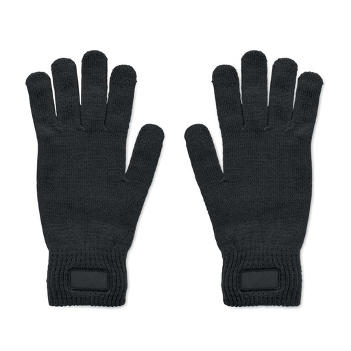 Rekawice z RPET MO2399-03 - Czarny