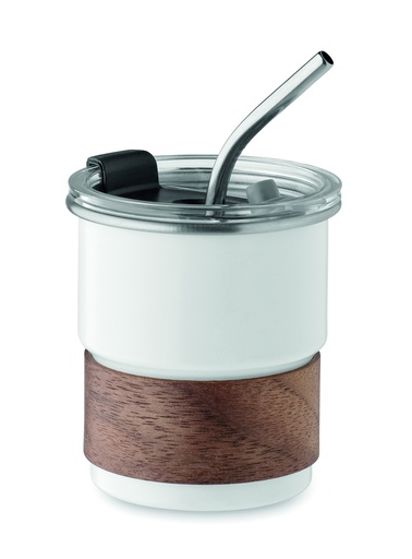 Kubek z pojedynczą ścianką 260 - Bialy