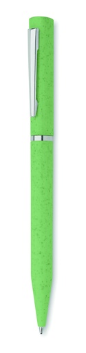 Długopis wykręcany słoma/ABS - Zielony