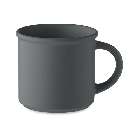 Matowy kubek ceramiczny 300 ml MO2455-15 - Kamienny Szary