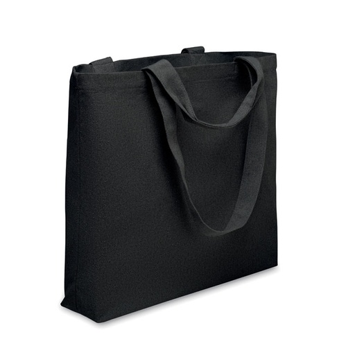 Torba plazowa z plotna 320 gr/m MO2485-03 - Czarny