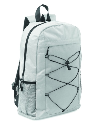 Plecak z poliestru 600D RPET - Bialy