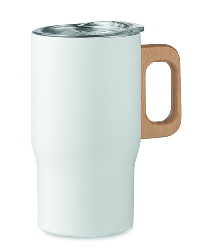 Kubek z podwojna scianka 350 ml MO2499-06 - Bialy