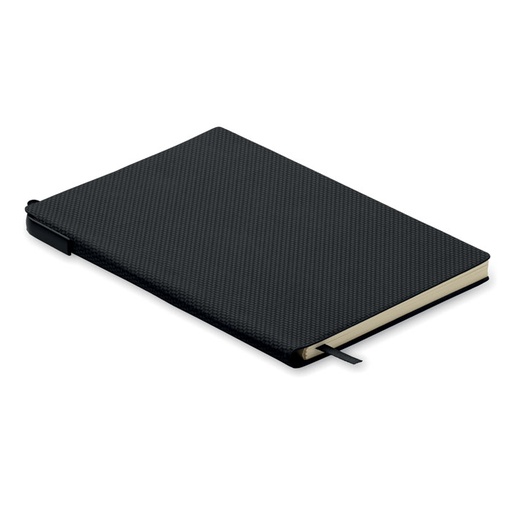 Notatnik A5 PU z dlugopisem MO2524-03 - Czarny
