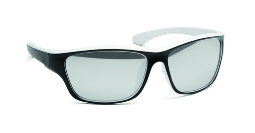 Lustrzane sportowe okulary przeciw - Bialy