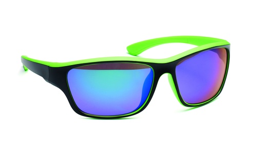 [MO2545-48] Lustrzane sportowe okulary przeciw - Limonka