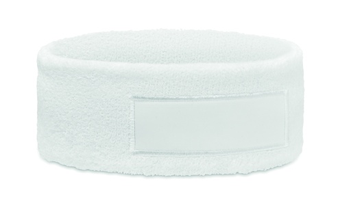 Opaska na głowę z bawełny - Bialy