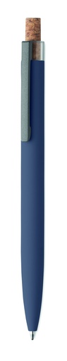 Aluminiowy długopis z rec. - Niebieski