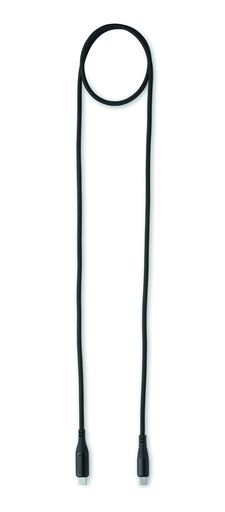 [MO2676-03] Kabel ładujący typ C, moc 100W - Czarny