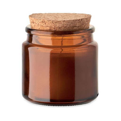 [MO2707-01] Świeca z wosku roślinnego 70gr - Brazowy