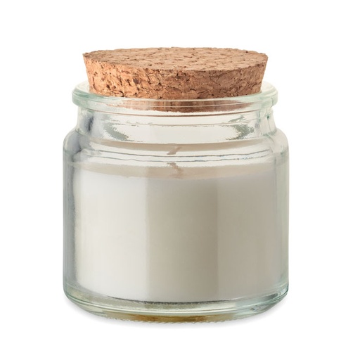 Świeca z wosku roślinnego 70gr - Bezowy