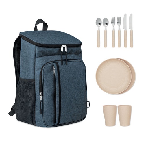Torba termoizol., 600D RPET MO6167-04 - Niebieski