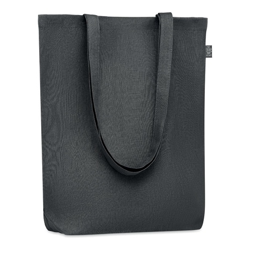 Torba na zakupy z konopi MO6162-03 - Czarny