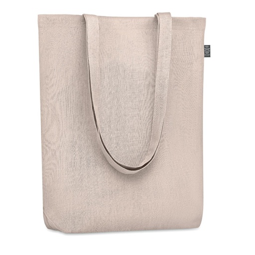 Torba na zakupy z konopi MO6162-13 - Bezowy
