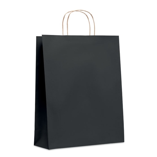 Duza papierowa torba MO6174-03 - Czarny