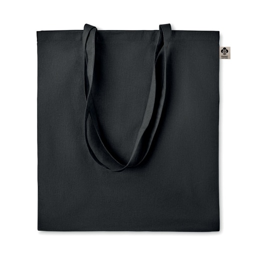 Torba na zakupy z bawelny org. MO6189-03 - Czarny