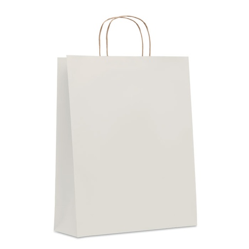 Duza papierowa torba MO6174-06 - Bialy