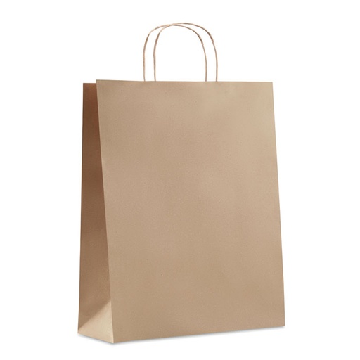 Duza papierowa torba MO6174-13 - Bezowy