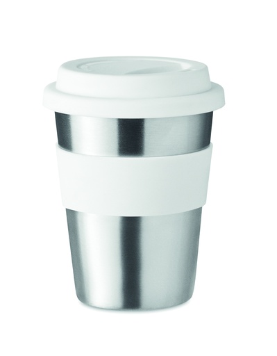 Kubek, stal nierdzewna 350ml MO6257-06 - Bialy