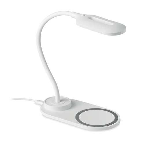Lampka biurkowa/ladowarka 10W MO6349-06 - Bialy