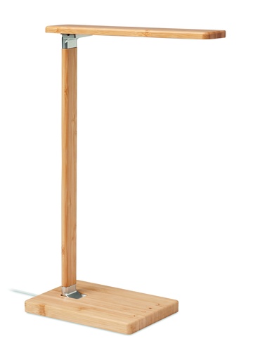 [MO6346-40] Lampka biurkowa/ładowarka 15W - Drewna