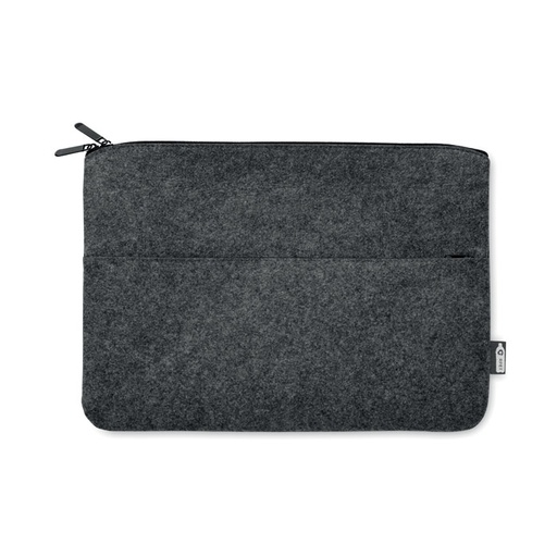 Torba na laptopa z filcu RPET MO6419-15 - Kamienny Szary