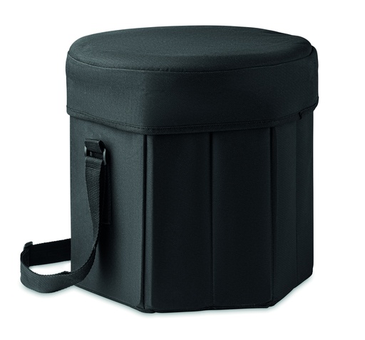 [MO6444-03] Krzesło/stół z torbą chłodzącą - Czarny