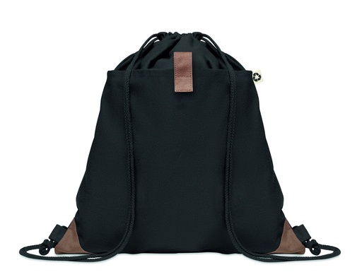Torba z bawelny z recyklingu MO6550-03 - Czarny