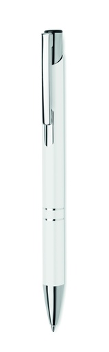 Długopis aluminiowy, recykling - Bialy