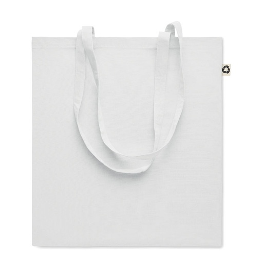Torba z bawelny z recyklingu MO6674-06 - Bialy