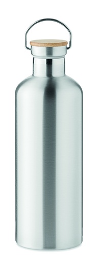 Butelka z podwojna scianka1,5L MO6676-16 - Srebrny Mat