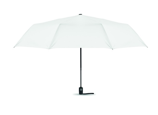 [MO6745-06] Wiatroodporny parasol 27 cali - Bialy