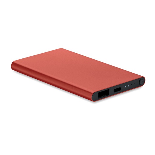 Power Bank 4000 mAh typ C - Burgund