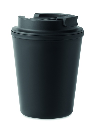 Kubek z PP 300 ml MO6866-03 - Czarny
