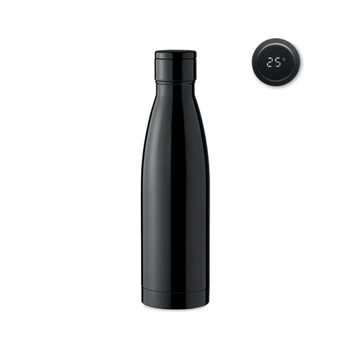 Butelka z termometrem 500ml MO6872-03 - Czarny